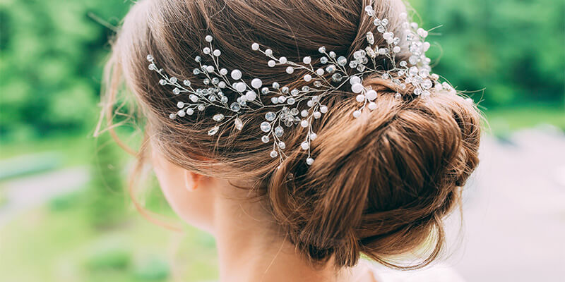 Messy Bride Hair