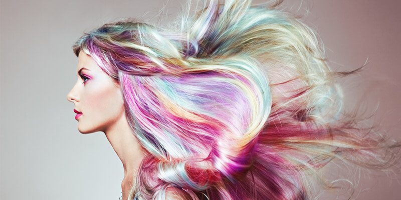 Rainbow Hair Colours